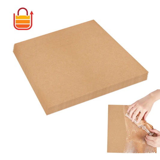 12x12" Inch Honeycomb Packing Paper Sheets