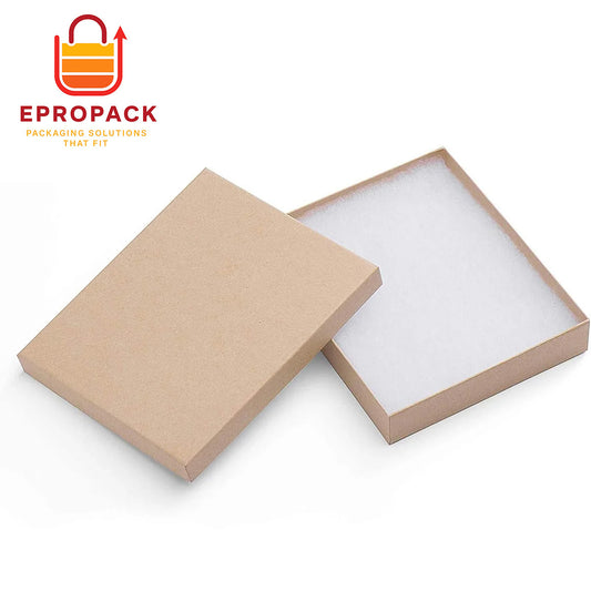 6x5x1" Inch Jewelry Kraft Gift Boxes With Lids