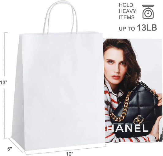 10x5x13" Inch Kraft Paper Gift Bags