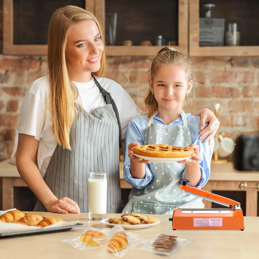 8" Inch Impulse Sealer Manual Heat Sealer Machine for Plastic Bags