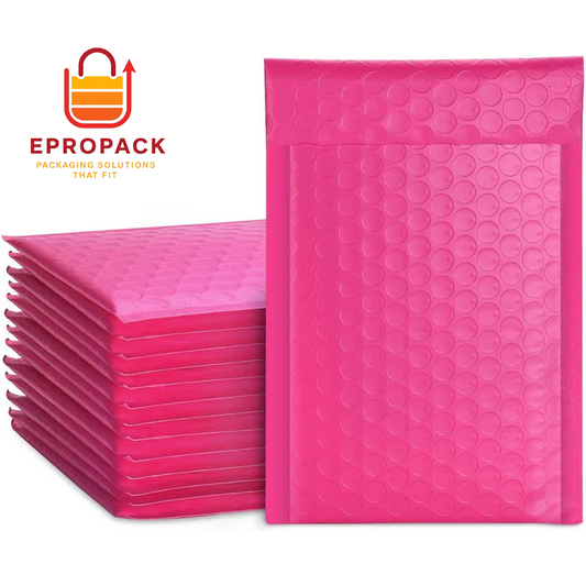 4x7 Bubble-Mailer Padded Envelope | Hot Pink