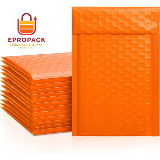 4x7" Bubble-Mailer Padded Envelope | Orange