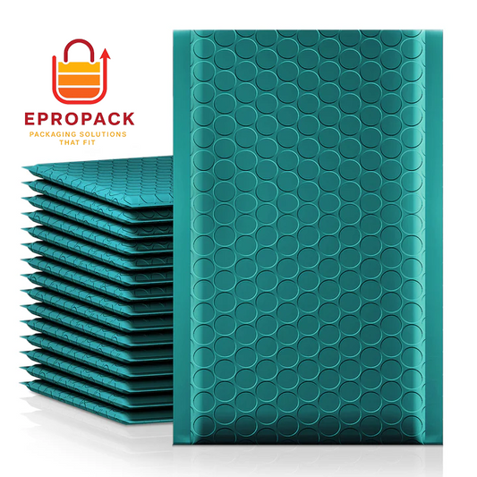 4x7" Bubble-Mailer Padded Envelope | Turquoise Green