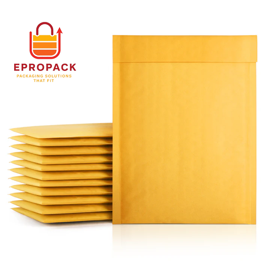 11 x 15" Kraft Bubble-Mailer Padded Envelope | Yellow