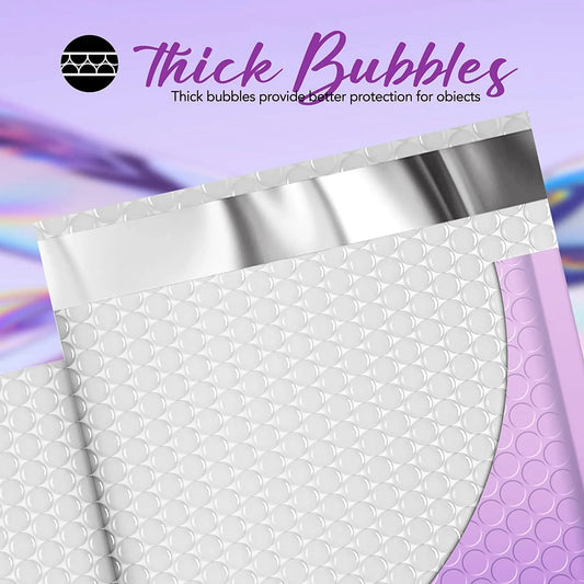 6x9" Bubble-Mailer Padded Envelope | Gradient Purple