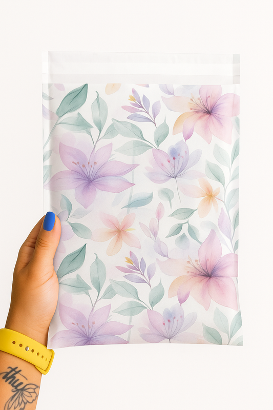 Poly Mailers | 10" x 13" Pastel Floral