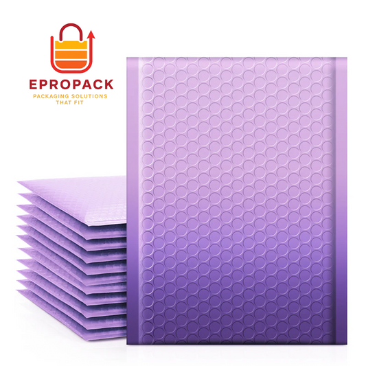6x9" Bubble-Mailer Padded Envelope | Gradient Purple