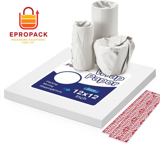 12x12" Inch Packing Wrapping Paper Sheets
