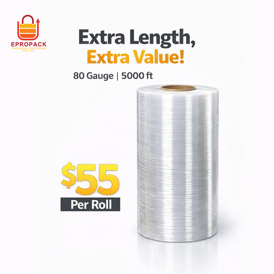 80 Gauge Clear Machine Stretch Film