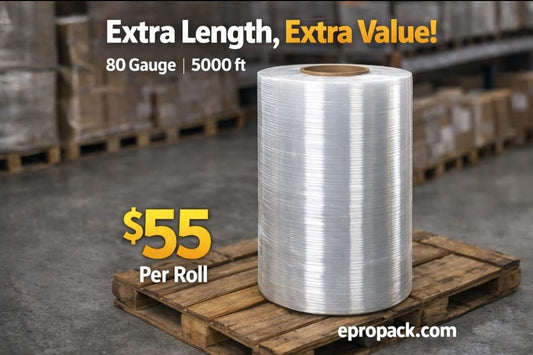 80 Gauge Clear Machine Stretch Film