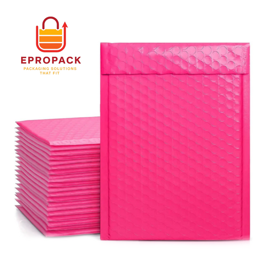 6x9" Bubble-Mailer Padded Envelope | Hot Pink