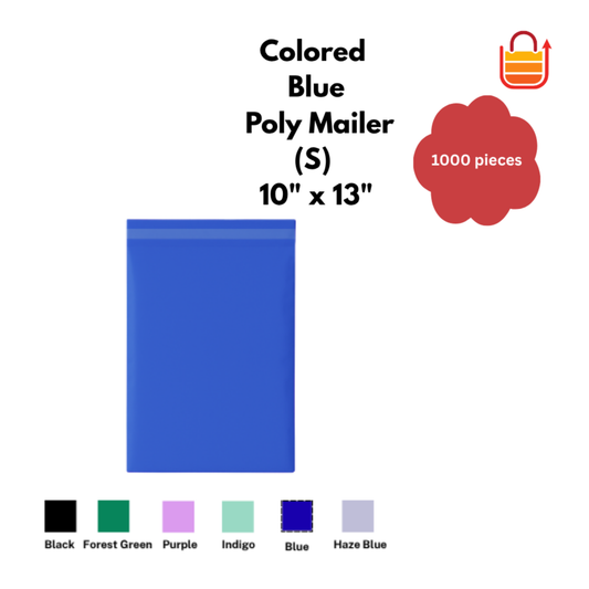 Poly Mailers | 10" x 13" Colorful  Blank