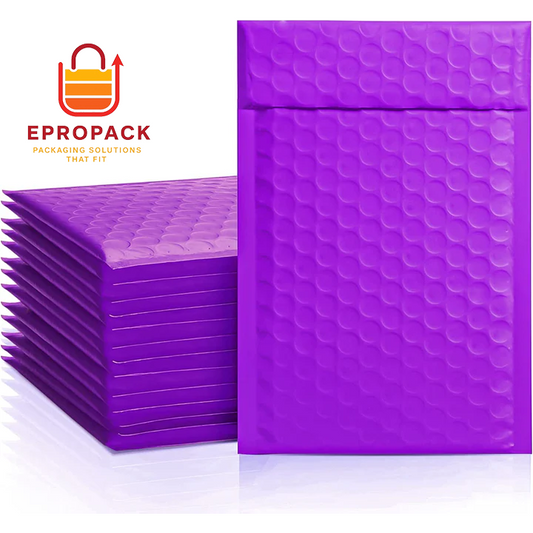 4x7 Bubble-Mailer Padded Envelope | Purple