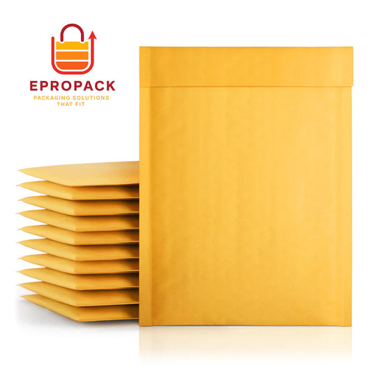 7.25x12 Kraft Bubble-Mailer Padded Envelope Yellow