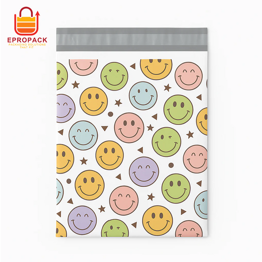 Poly Mailers | 10" x 13" Happy Faces