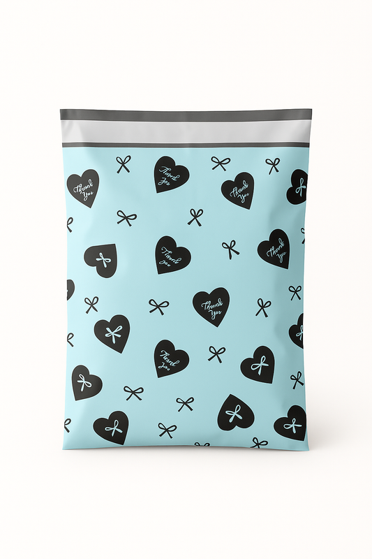 Poly Mailers | 10" x 13" Blue Icons