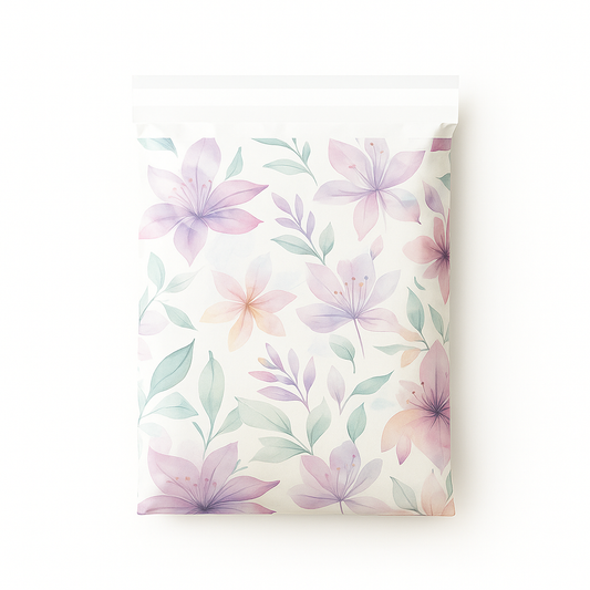 Poly Mailers |  10" x 13" Pastel Floral