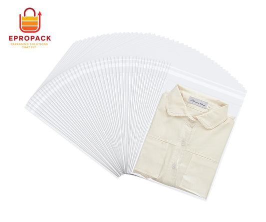 9x12 Inch Clear Plastic Bags for Packaging