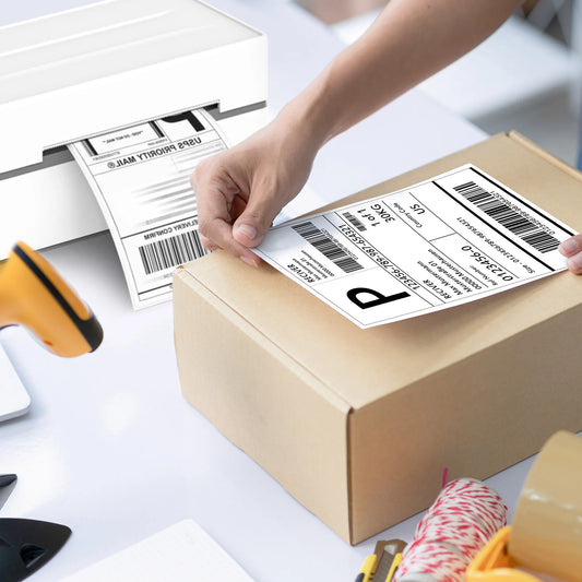 4x6" Direct Thermal Shipping Labels Paper White